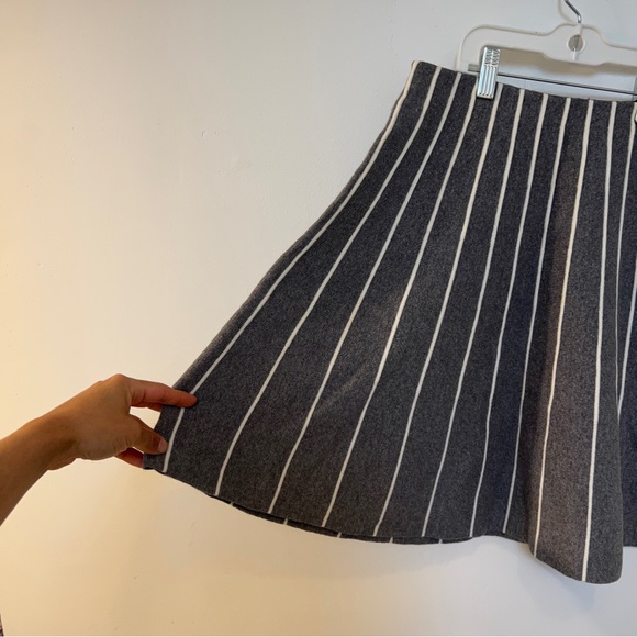 Cynthia Rowley - Grey skirt with stripes - knit skirt size XS - Picture 4 of 10